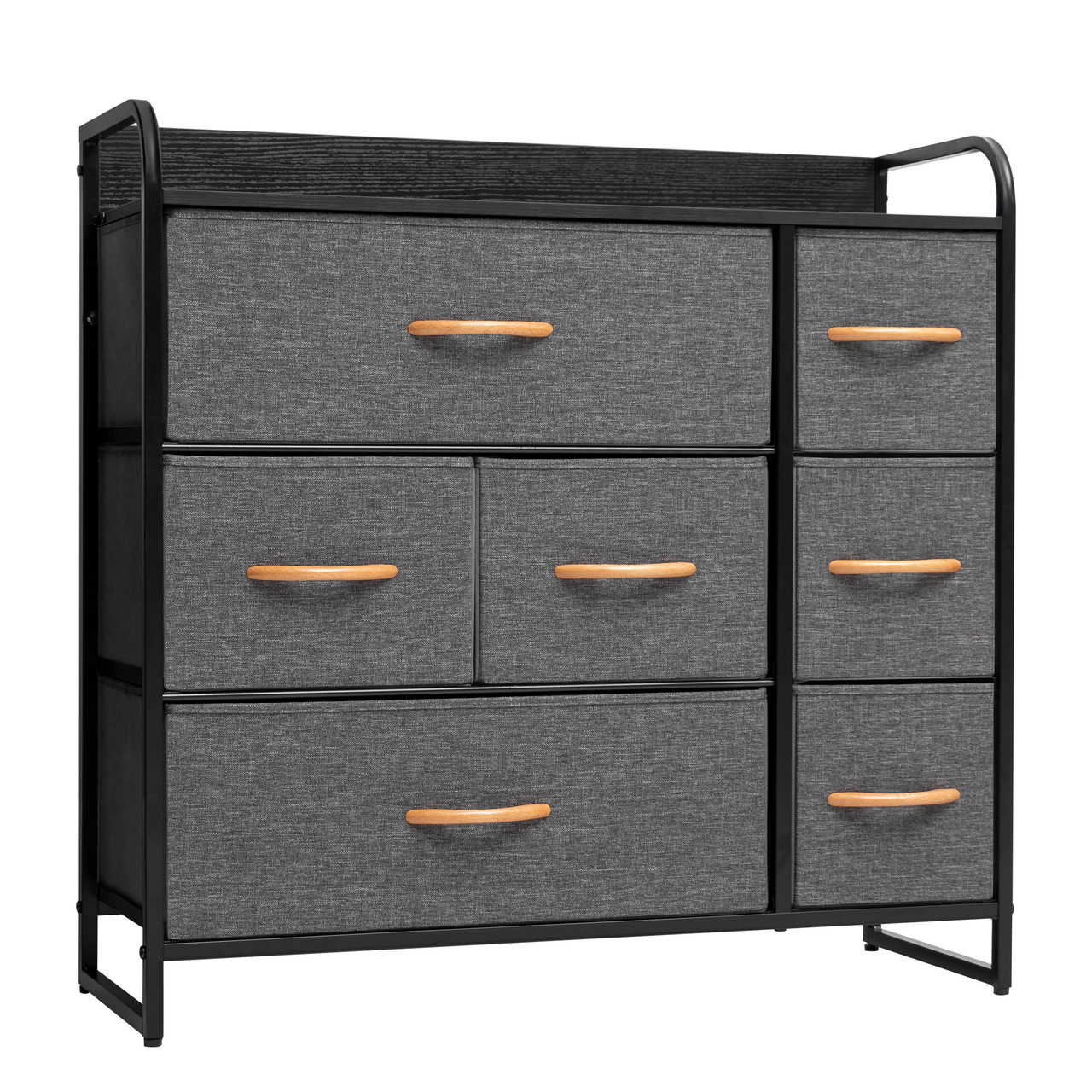 Buy Crestlive Products 7-Drawers Wide Vertical Dresser Storage Tower with  Wood Shelf Handle at the best price of 84.99