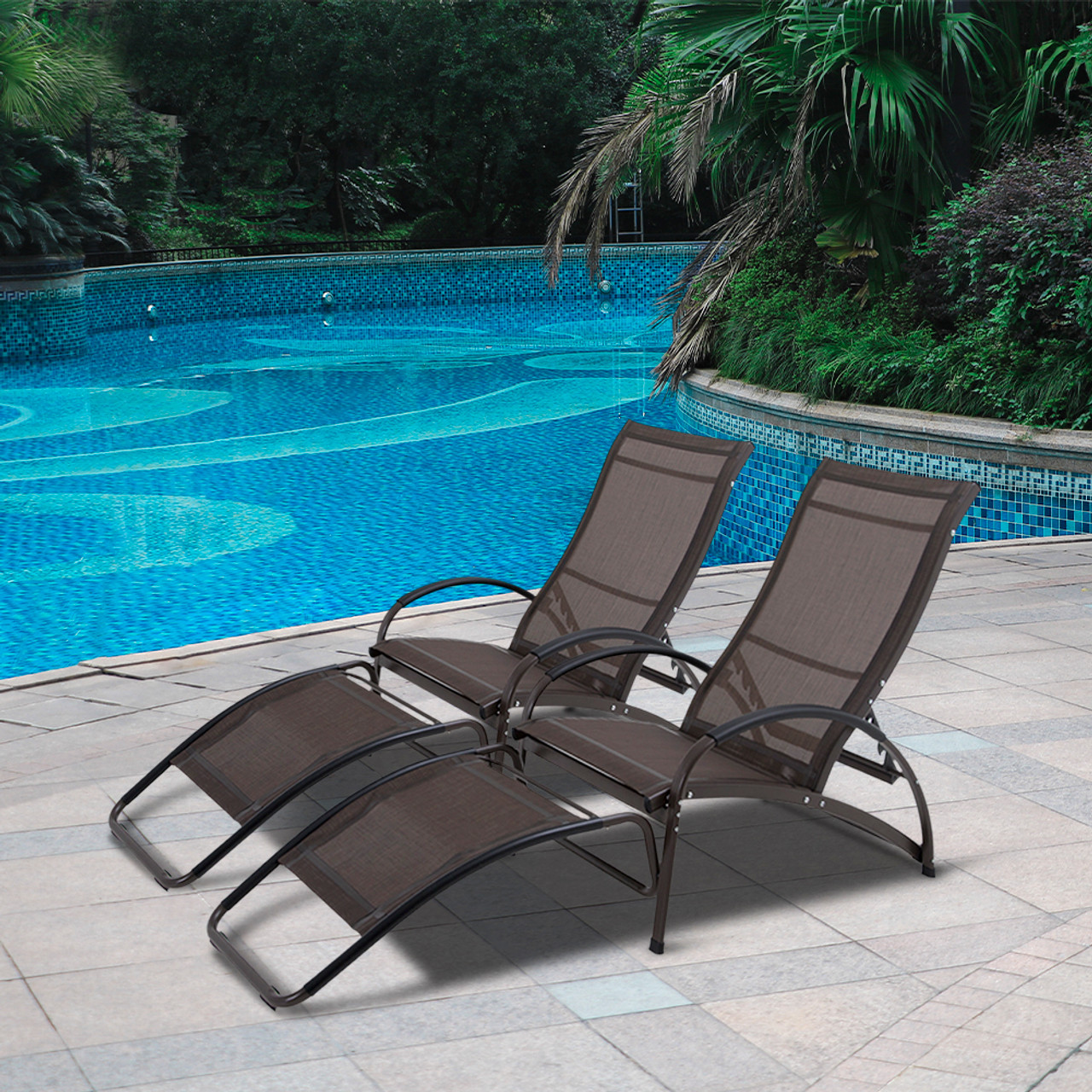 crestlive products patio chaise lounge