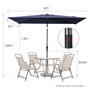 9 10 11 umbrellas set furniture small dining half solar outside chairs striped lawn heavy red black blue ft big picnic commercial duty sun shade tilt foot world lighted base stand table wind resistant side fringe teal hole oversized