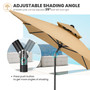 sunbrella umbrella patio umbrellas 9ft ft large polyester canopy pool clearance outdoor market parasol deck grand stand base furniture shade sun table zippity products aluminum beige canvas crank double tables wood auto tilt pattern frames top