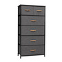 6 DRAWER CHEST Features 6 removable drawers; Use in or out of the closet and keep clutter under control by storing all of your clothing and accessories in one convenient place; Store and organize workout gear, leggings, yoga pants, sweaters, linens and more; The vertical design fits easily in many locations throughout the home; Use as a nightstand to put your alarm clock, journal, glasses; Mix & match with other Crestlive storage organizers for endless organizational possibilities.