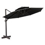 11ft cantilever umbrella 13 patio offset sunbrella shade parasol large with base included porch hanging polyester canopy beach pool round commercial market garden solar clearance rain cover outdoor big deck rectangular double sombrillas de grandes