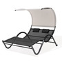 outdoor daybed seating portable hammock patio swing bed 2 person backyard furniture swings for adults chaise lounge double with stand porch lounger pool chair free standing canopy set of hanging floating kidkraft above ground umbrella modern pillow yard egg rocking deck garden