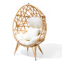 outdoor stand teardrop patio egg cat chair wicker kid dog pool living room big cozy round hanging rattan leg chaise lounger hammock retro papasan swing peacock reading bedroom corner double accent ottoman basket circle sunroom balcony adult comfy