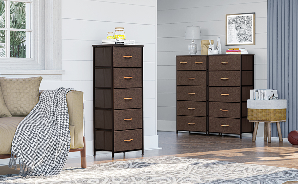 Crestlive Products 5-Drawers Storage Drawers with Wood Shelf Handle at the  best price of 69.99