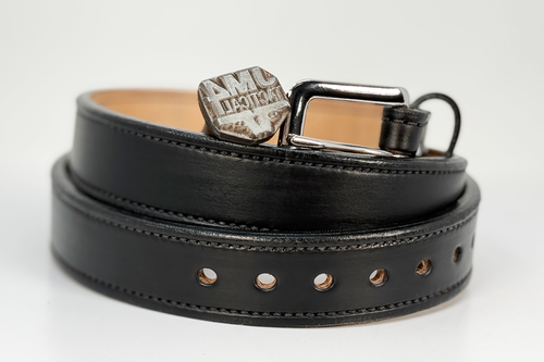 Double Shot Belt — Double-Layered Full Grain Leather Gun Belt, Built in Texas