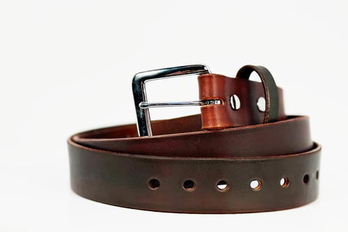 JM4 Casual Workman's Belt — Single-Layer Full Grain Leather Gun Belt, Handcrafted in Abilene, Texas