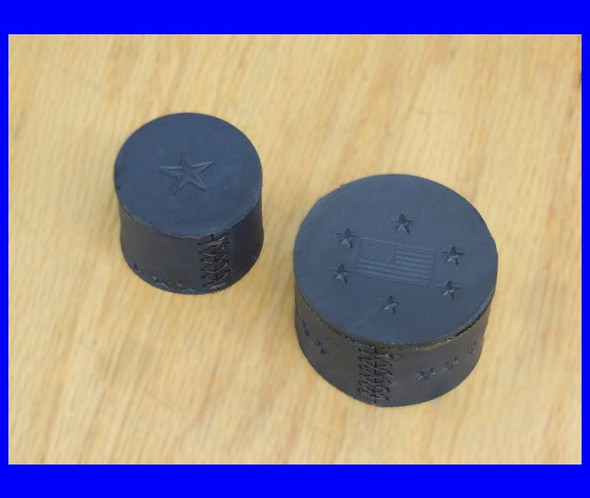 Leather Scope Caps- Nightforce Competition 15-55x