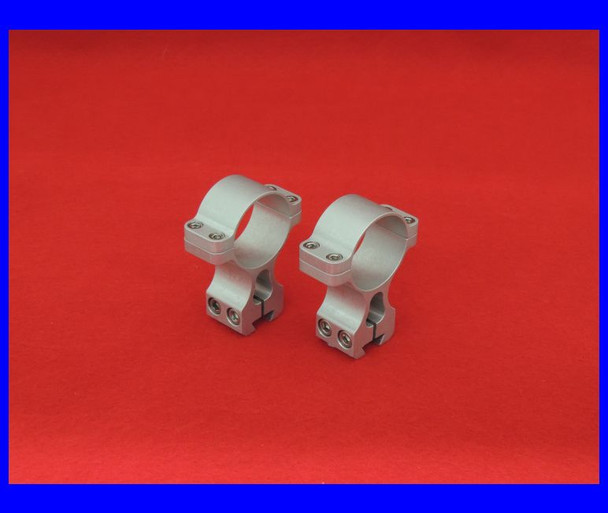 John Loh Style Rings - 30mm Tall Double Screw- Silver