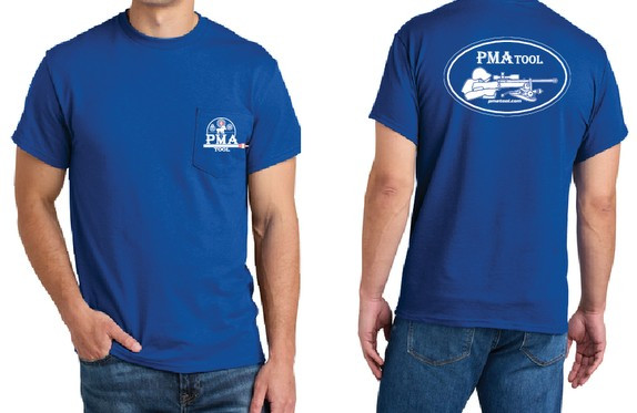 PMA Benchrest Pocket T-Shirt (blue)