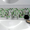 Coppa Forest 12 in. x 12 in. x 4 mm Glass Mosaic Tile