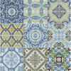 Morocco Cement Style Glass Mosaic Tile With Digital Print Backsplash Tile China Mosaic Tile