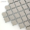 Mini Lantern Glossy White Porcelain Ceramic Mosaic Tile For Backsplash Tiles (CL353804)