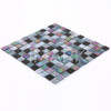Black Grey Mix Glossy Iridescent Glass Swimming Pool Mosaic Tile