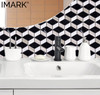 Low Price Rhombus Natural Marble Tile Mosaic For Bathroom Undercounter Wash Basin, Soap 