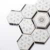 4" Hexagon Silver Gloss Porcelain Backsplash Tiles Ottawa