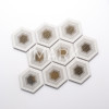 hexagon gold honeycomb mosaic tile