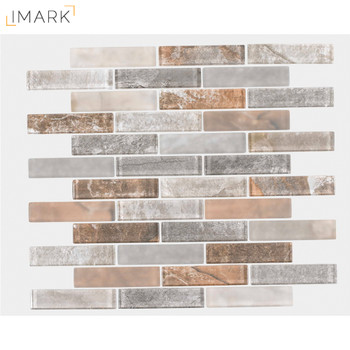 Subway Pattern Glass Mosaic Tile For Backsplash Tile (GCP502)