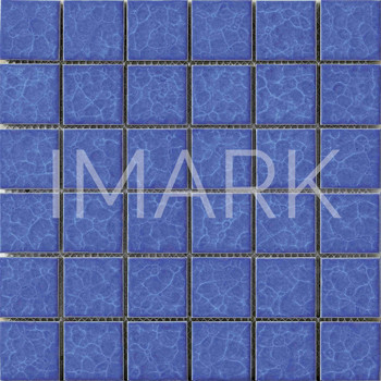 Cobalt Blue Water Design Ceramic Swimming Pool Tile China Mosaics