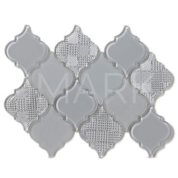 China Inkjet Digital Printed Lantern Arabesque Glass Mosaic Tile (GMT3502)