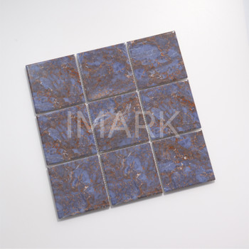 metal look glossy mosaic