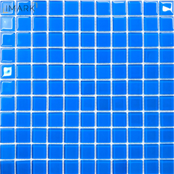 Ocean Blue Glass Mosaic Tile For Swimming SPA Pool (M4008)