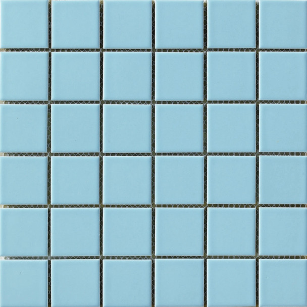 decorative turquoise blue glazed ceramic mosaic tile for swimming pool use