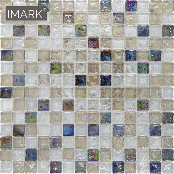 iridescent glass mosaic tile