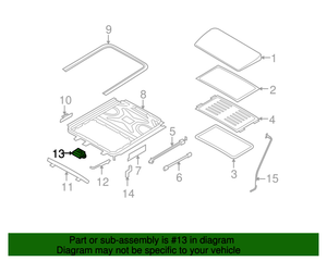 0) DH -10 BMW 67619137056 OEM Used SUNROOF MOTOR HEADLINER TESTED SIEMENS 5WK11464 From: June 2004 BMW e60 530i Sedan silver m54 Automatic Fits: e60 & other listed vehicles 615450745 Euro All Parts 0) DH -10 BMW 67619137056 OEM Used SUNROOF MOTOR HEADLINER TESTED SIEMENS 5WK11464 From: June 2004 BMW e60 530i Sedan silver m54 Automatic Fits: e60 & other listed vehicles 615450745 Euro All Parts