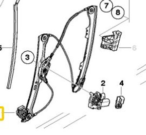 0) BMW OEM 51337184383 USED 530i '04 E60 WINDOW REGULATOR & Motor Euro All Parts 5 0) BMW OEM 51337184383 USED 530i '04 E60 WINDOW REGULATOR & Motor Euro All Parts 5
