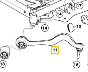 0) BMW OEM 31126774825 USED FRONT CONTROL ARM LEFT FRONT 530i '04 E60 Euro All Parts 0) BMW OEM 31126774825 USED FRONT CONTROL ARM LEFT FRONT 530i '04 E60 Euro All Parts