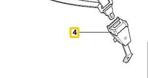 0) BMW OEM 72118162767 USED SEAT BELT BUCKLE REAR 740I 97 7 Series Euro All Parts 0) BMW OEM 72118162767 USED SEAT BELT BUCKLE REAR 740I 97 7 Series Euro All Parts