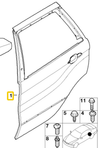 0) BMW OEM 41528256828 USED DOOR RIGHT REAR from: E53 X5 3.0i 1999 Euro All Parts 0) BMW OEM 41528256828 USED DOOR RIGHT REAR from: E53 X5 3.0i 1999 Euro All Parts