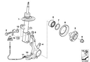0) BMW OEM 31316764606 USED STRUT ASSEMBLY RIGHT FRONT from: E53 X5 3.0i 1999 Euro All Parts 0) BMW OEM 31316764606 USED STRUT ASSEMBLY RIGHT FRONT from: E53 X5 3.0i 1999 Euro All Parts