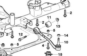 0) BMW OEM 31126760275 USED UPPER CONTROL ARM LEFT FRONT from: E53 X5 3.0i 1999 Euro All Parts 0) BMW OEM 31126760275 USED UPPER CONTROL ARM LEFT FRONT from: E53 X5 3.0i 1999 Euro All Parts