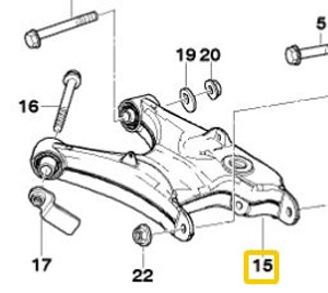 0) BMW OEM 33326770744 USED UPPER CONTROL ARM RIGHT FRONT from: E53 X5 3.0i 1999 Euro All Parts 0) BMW OEM 33326770744 USED UPPER CONTROL ARM RIGHT FRONT from: E53 X5 3.0i 1999 Euro All Parts