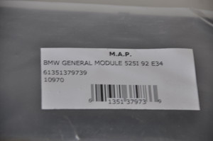 0) BMW OEM 61 351379739 USED GENERAL MODULE 525I 92 E34 5 Series Euro All Parts