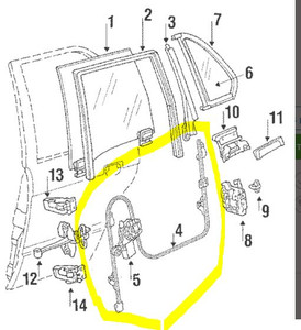 0) BMW OEM 51351935639 USED WINDOW REGULATOR ASSEMBLY LEFT REAR 325I 90 E33 Series Euro All Parts 0) BMW OEM 51351935639 USED WINDOW REGULATOR ASSEMBLY LEFT REAR 325I 90 E33 Series Euro All Parts