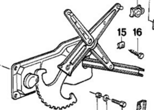 0) BMW OEM 51341944071 USED WINDOW REGULATOR ASSEMBLY LEFT REAR 535I 5 Series Euro All Parts 0) BMW OEM 51341944071 USED WINDOW REGULATOR ASSEMBLY LEFT REAR 535I 5 Series Euro All Parts