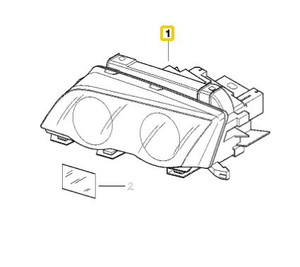 0) BMW OEM 63126906496 USED HEAD LIGHT RIGHT SIDE HALOGEN ZKW 323i Euro All Parts 0) BMW OEM 63126906496 USED HEAD LIGHT RIGHT SIDE HALOGEN ZKW 323i Euro All Parts