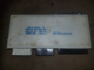 0) BMW OEM 61358381966 USED GENERAL MODULE 740I 99 E38 E38 740i Sedan E38 740i Sedan 1998 Euro All Parts 0) BMW OEM 61358381966 USED GENERAL MODULE 740I 99 E38 E38 740i Sedan E38 740i Sedan 1998 Euro All Parts