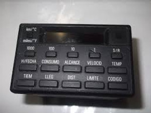 7) BMW OEM 65818351055 USED INFO DISPLAY CENTER 525I 94 E34 5 Series Euro All Parts