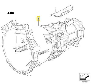 BMW 23007502658, S5D 320Z - THCG, Used MANUAL Transmission 23007527111, S5D 320Z - THCN, 23007531644