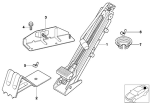 0) BMW OEM 71121096337 USED CAR Jack 740IL 98 E38 7 Series Euro All Parts 0) BMW OEM 71121096337 USED CAR Jack 740IL 98 E38 7 Series Euro All Parts
