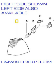 0) BMW OEM 63138353030 USED SIGNAL LIGHT LEFT 318I 95 E36 318I 325I 320I 318I 325I 320I1992 1 Euro All Parts 0) BMW OEM 63138353030 USED SIGNAL LIGHT LEFT 318I 95 E36 318I 325I 320I 318I 325I 320I1992 1 Euro All Parts