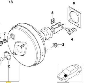0) BMW OEM 34331165541 USED BRAKE BOOSTER 740IL 98 E38 5 Series Euro All Parts 0) BMW OEM 34331165541 USED BRAKE BOOSTER 740IL 98 E38 5 Series Euro All Parts