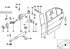 0) BMW OEM 41528223891 USED DOOR LEFT REAR 740IL 98 E38 Euro All Parts 0) BMW OEM 41528223891 USED DOOR LEFT REAR 740IL 98 E38 Euro All Parts