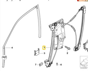 0) BMW OEM 51338252393 USED WINDOW REGULATOR ASSEMBLY LEFT FRONT 528I 98 Euro All Parts 0) BMW OEM 51338252393 USED WINDOW REGULATOR ASSEMBLY LEFT FRONT 528I 98 Euro All Parts