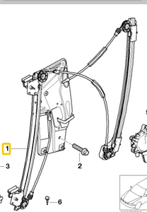 0) BMW OEM 51338252394 USED WINDOW REGULATOR ASSEMBLY RIGHT FRONT 528I 98 Euro All Parts 0) BMW OEM 51338252394 USED WINDOW REGULATOR ASSEMBLY RIGHT FRONT 528I 98 Euro All Parts
