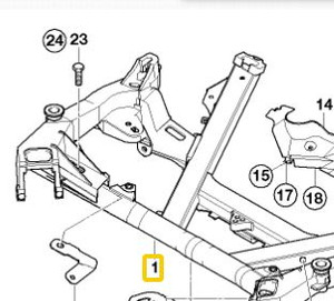 0) BMW OEM 31106755072 USED FRT AXLE SUPPORT 528I 98 E39 Euro All Parts 0) BMW OEM 31106755072 USED FRT AXLE SUPPORT 528I 98 E39 Euro All Parts